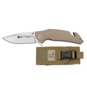 Taktický nôž skladací s púzdrom RUI-K25 TACTICAL CNC G.10 Coyote