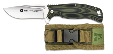 Taktický nôž skladací s púzdrom RUI-K25 TACTICAL CNC G.10 zeleno-čierny vreckový