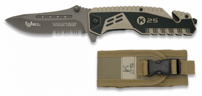 Taktický nôž skladací s púzdrom RUI-K25 TACTICAL RESCUE