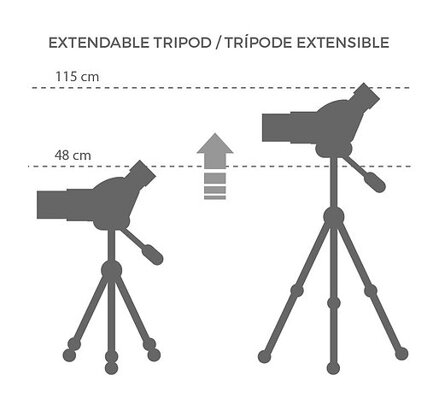 Monokulár SHILBA Cyclops II 12-36x50 