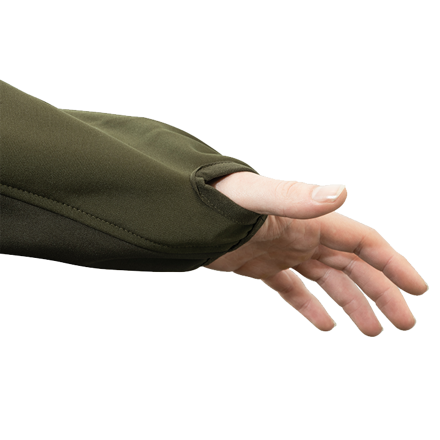Poľovnícka bunda Weardale zelená softshell JACK PYKE