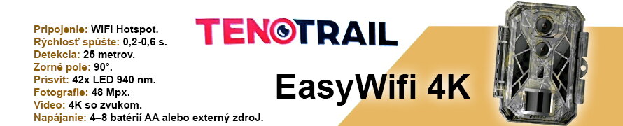 Fotopasca TenoTrail EasyWifi 4K